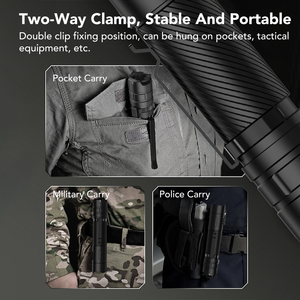 1200 lumens Tactical <span class=keywords><strong>Torch</strong></span> Strobe cao lumen EDC xách tay <span class=keywords><strong>LED</strong></span> Tactical đèn pin - Product Image 4