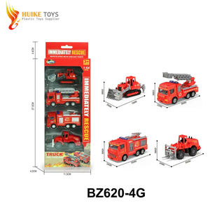 Camión de <span class=keywords><strong>Bomberos</strong></span> de Juguete de Vinilo 1:3 de 2025 con Función de Inercia, Sonido Realista y Escalera, para Niños - Product Image 3
