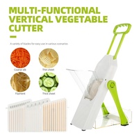 Gloway Multifunctionele Professionele Keuken Fruit Aardappel Verticale Snijder Handmatige Groentesnijder Mandoline Groentesnijder