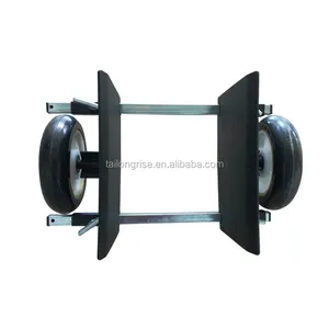 New arrival T-grip handle heavy duty mobile panel dolly plate and slab dolly panel cart