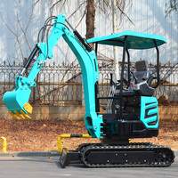 Bonne vente d'excavatrice 2.5 tonnes petite pelle à essence nouvelle ferme Bagger Mini pelle accessoires