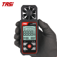 Sonmètre numérique portable TASI TA641B, capteur de vitesse du vent, mesure de la température de l'air, précision de 0,2, plage de -10 à 50