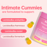 Complément alimentaire en gommes pour femmes, probiotique, poudre d'orme rouge, gommes pour renforcer l'immunité, équilibrer le pH, compléments alimentaires pour femmes