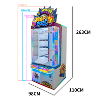 Machine d'arcade Leon Drop a Prize Special Redemption, machine d'arcade à griffes pour centre commercial et salle de jeux