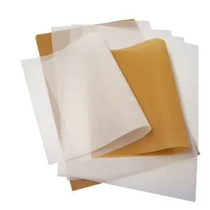 Food Grade Custom Size Silicone coated Baking Paper for air fryer 24cm