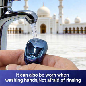 แหวนอิเล็กทรอนิกส์อัจฉริยะสำหรับนับซิกร  ใช้งานได้นาน  หน้าจอสัมผัส  3 in 1  สำหรับการละหมาดของชาวมุสลิม  ใช้งานร่วมกับ IOS  แหวนซิกร - Product Image 4