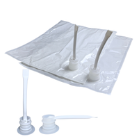 Sac en PE blanc laiteux à haute barrière - Sac BIB de 10 L - Emballage composite pour yaourt liquide et lait