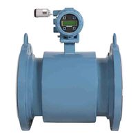 Débitmètre électromagnétique numérique haute précision Rosemount 8750W adapté aux applications d'alimentation en eau publique