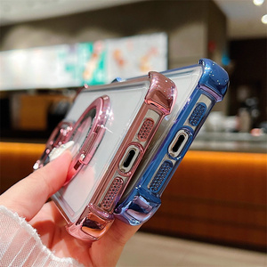 Funda Magnética Transparente de Acrílico TPU para <span class=keywords><strong>iPhone</strong></span> 15 16 Pro Max con Soporte, Carcasa de Alta Calidad para <span class=keywords><strong>iPhone</strong></span> 14 13 12 11 - Product Image 6