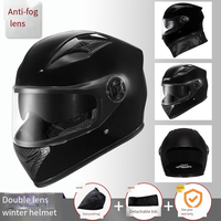 Nouveau casque de moto intégral rétro Super September, matériau ABS, double visière, doublure en coton, taille réglable, homologué DOT