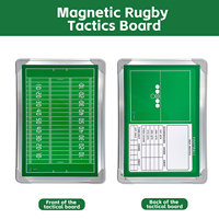 Tableau tactique de rugby portable, magnétique et effaçable, pour l'entraînement et la démonstration des tactiques de coach de club de rugby lors des matchs