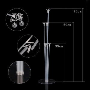 Wholesale 70CM <strong>Balloon</strong> Holder Kits <strong>Table</strong> for Wedding Birthday Party Decorations PVC Transparent <strong>Table</strong> <strong>Balloon</strong> Stand - Product Image 5