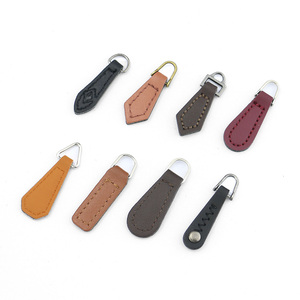 Tirettes de fermeture éclair en cuir PU, cordons de fixation pour sacs à main et pochettes, remplacement pour réparation de sacs - Product Image 1