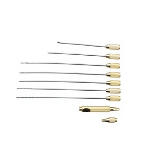 Juego de 10 adaptadores de mango para hilos de liposucción por infiltración profesional, reutilizables, para procedimientos de transferencia de grasa - Product Image 1