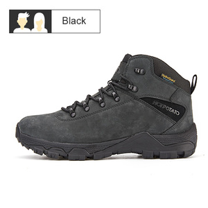 Meilleures bottes de randonnée en cuir imperméable de qualité supérieure, bottes de trekking durables à adhérence, unisexe, chaussures d'extérieur automne/<span class=keywords><strong>hiver</strong></span>/été, semelle intermédiaire en EVA - Product Image 6