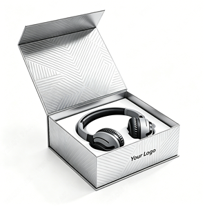 Caja de Empaque para Auriculares Inalámbricos Premium, Cierre Magnético, Plegable, de Papel Rígido, Empaque de Regalo de Lujo - Product Image 6