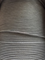 Câble en acier galvanisé 6X12+7FC à âme en fibre flexible, direct usine, pour la fixation de cargaisons et la flottabilité des grumes