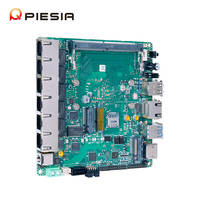 Placa Base Industrial X86 con 6 Puertos Ethernet para Firewall Pfsense, Intel 12.ª Gen. N150 N100 N305, 2*Com, 1*DDR5, para Gateway IOT