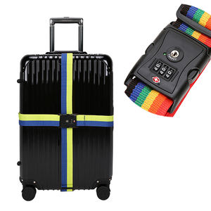 Courroie de bagage croisée réglable personnalisée approuvée par la <span class=keywords><strong>TSA</strong></span> avec boucle de verrouillage à combinaison - Product Image 2