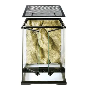 OEM Großhandel Glas Reptilien gehäuse <span class=keywords><strong>Terrarium</strong></span> Rahmen Reptilien Tank - Product Image 1