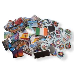 Fournisseur en gros Royaume-Uni Russie Irlande Aimant souvenir en tôle métallique pour réfrigérateur - Product Image 1