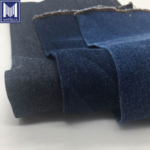 Tissu en denim recyclé extensible de haute qualité, 98% coton, 2% élasthanne, teint en fil, style sergé, pour jeans et leggings pour hommes, technique de tissage - Product Image 6