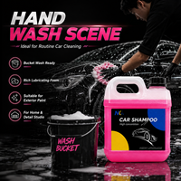 Shampooing auto haute concentration OEM, marque privée, liquide rose, savon de nettoyage pour voitures, fourniture d'usine