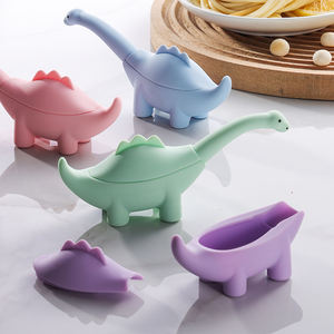 طقم شوكة وملعقة للأطفال من الفولاذ المقاوم للصدأ 304 بتصميم ديناصور كرتوني إبداعي مع شعار مخصص - Product Image 6