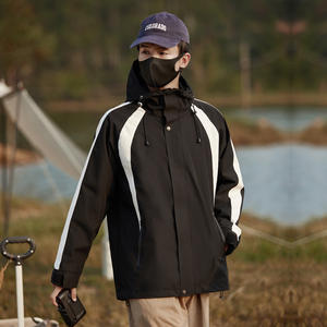 Veste tactique unisexe à capuche zippée en polaire pour sports <span class=keywords><strong>de</strong></span> plein air, manteau softshell chaud automne-hiver, coupe-vent et imperméable - Product Image 5