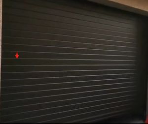 Volet roulant motorisé de luxe en bois de 16x7ft Porte de <span class=keywords><strong>garage</strong></span> moderne Traitement des grains de bois Portes roulantes pour la maison Villa - Product Image 3