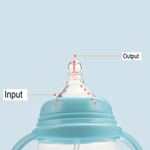 Bouteille de lait 220ML Cartoon Design Baby Mama Bouteille d'eau transparente en plastique - Product Image 5