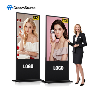 Écran tactile numérique Android de 55 pouces sur pied, totem vidéo, affichage numérique, kiosque, lecteur publicitaire LCD, publicité intérieure - Product Image 1