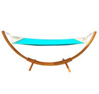 Hamac d'extérieur en bois, chaise-lit, balançoire, support extérieur