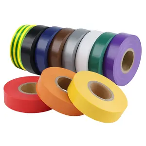 Free Sample And Shipping Colorful PVC Vinyl Electrical Waterproof Adhesive Tape 10M Insulation Tape