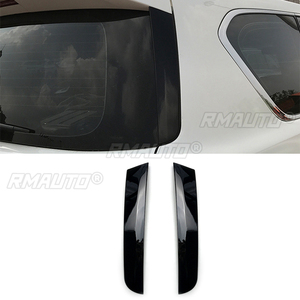 2 pièces, aileron latéral de fenêtre arrière de voiture noir brillant, séparateur d'aileron pour Nissan Patrol Y62 2010-2018, accessoires de voiture - Product Image 1
