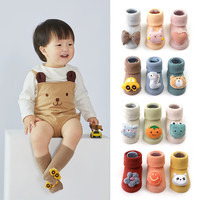 Bingyueli — chaussettes antidérapantes pour bébé, Design personnalisé, poupée d'équilibre 3d, nouveau Design, 2021