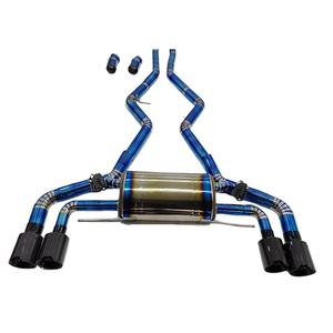 Tubo de escape a <span class=keywords><strong>precio</strong></span> de fábrica para <span class=keywords><strong>Bmw</strong></span> M340i <span class=keywords><strong>M440i</strong></span> G20 G22 B58 3,0 T 2019-2024 titanio Racing Sport Car silenciador Catback escape - Product Image 5