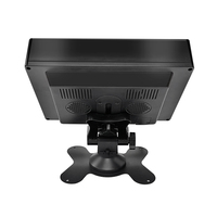 Monitor CVBS de 7 Pulgadas con Pantalla IPS, Cámara de Reversa Portátil para Automóvil, Soporte de Mariposa, LCD 4:3, Reposacabezas, 1 Año de Garantía