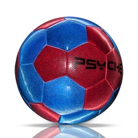 Taille Personnalisée 5 Psyché Ballon de Football en Cuir Sans Couture et Jelly PU Cool Football avec des Caractéristiques Cool