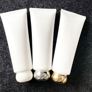 100cc 50cc 50กรัมพลาสติก PE สีชมพูสีขาวครีมอ่อนนุ่มครีมทำความสะอาดมืออิมัลชันที่มีฝาเกลียว - Product Image 6