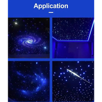 Kit d'éclairage de plafond étoile à fibre optique Panneau de plafond Starlight pour home cinéma