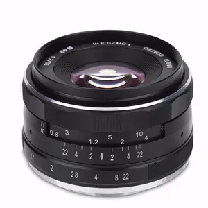 Meike MK-35-1.7 35mm F1.7 obiettivo di messa a fuoco manuale APS-C per Cannon o per Sonny o per fotocamere Mirrorless con montaggio a 4/3