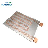 Dissipateur thermique de refroidissement liquide avec tube en cuivre pour igbt, haute qualité