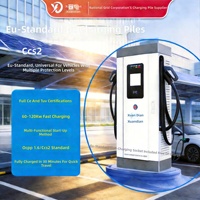 Nuevos Cargadores Rápidos de CC para Vehículos Eléctricos con Estándar Europeo, 60 KW/80 KW/120 kW, Entrada OCPP1.6/CCS2 AC380V; Modelos Exclusivamente para Exportación con Certificación de la UE