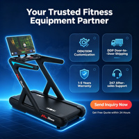 Cinta de Correr Comercial de Nuevo Diseño, Venta Directa de Fábrica, Equipo de Fitness de Alta Resistencia para Cardio, Máquina de Correr para Gimnasio