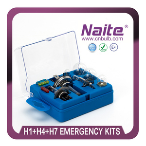 Nite-ampoules automobiles H1 + <span class=keywords><strong>H4</strong></span> + H7, KITS d'urgence, lampe halogène pour système d'éclairage automobile, de bonne qualité - Product Image 6