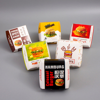 Cajas de Pizza Desechables PM, Diseño Personalizado, Laminación Mate, Biodegradables, para Hamburguesas y Pizza, Cartón Corrugado