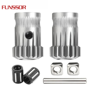 Kit d'engrenages d'extrudeur à double entraînement en acier inoxydable 303, 1,75 mm, antidérapant, pièce de rechange pour imprimantes 3D Ender 3, CR10, BMG - Product Image 1