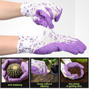 <span class=keywords><strong>Gants</strong></span> de travail ergonomiques en mousse de latex les plus vendus, anti-épines, réutilisables, pour le semis et le repiquage en serre - Product Image 4