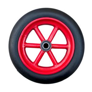 Roues en caoutchouc massif robustes STONE de <span class=keywords><strong>12</strong></span> <span class=keywords><strong>pouces</strong></span> avec roulement à billes pour chariot de jardin, chariot et <span class=keywords><strong>brouette</strong></span> - Product Image 1